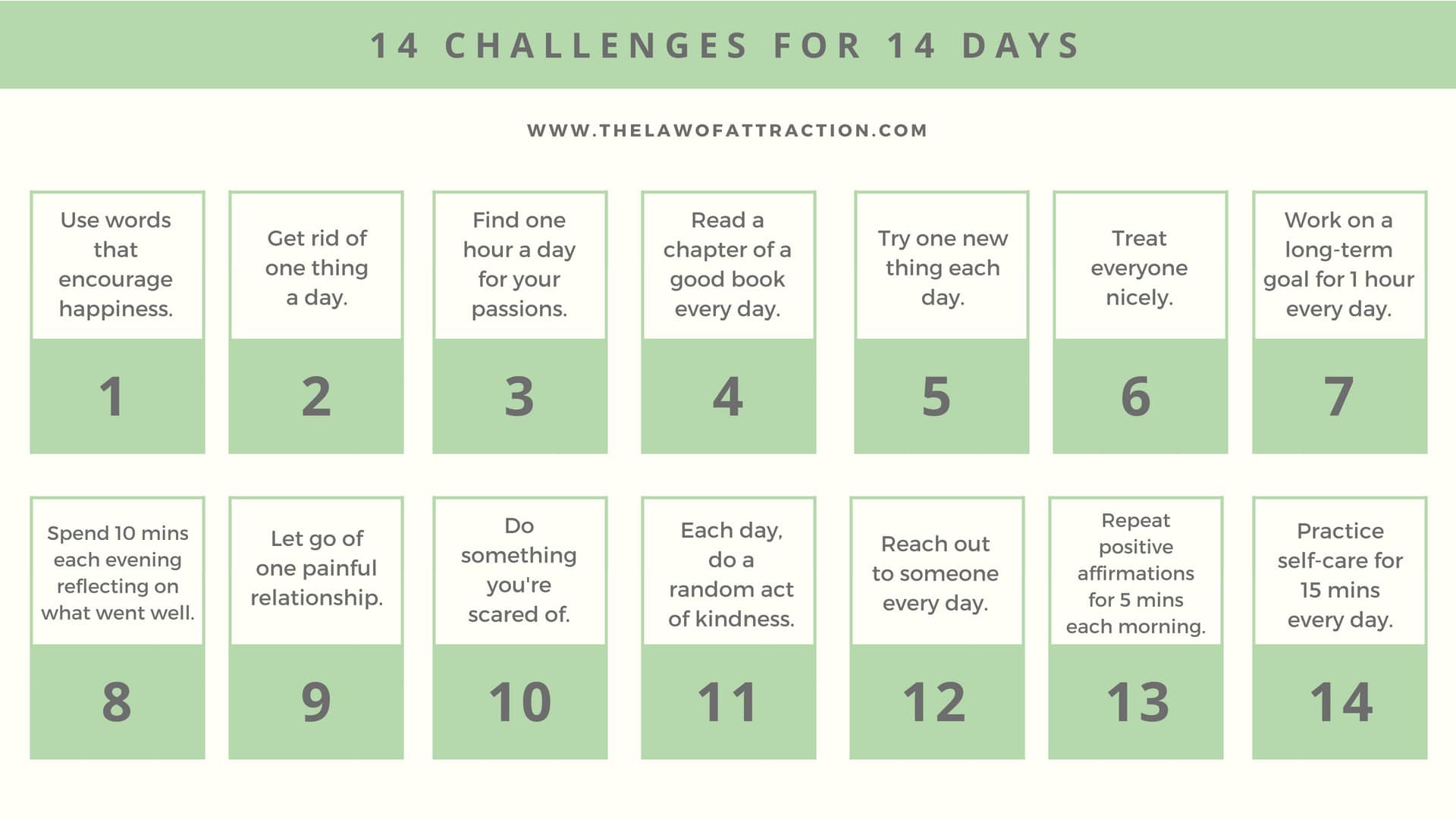 14 challenges for 14 days