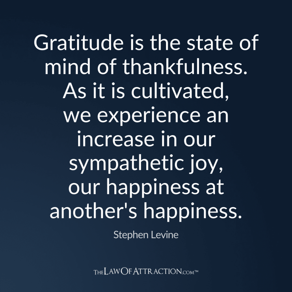 Gratitude Quote By Stephen Levine