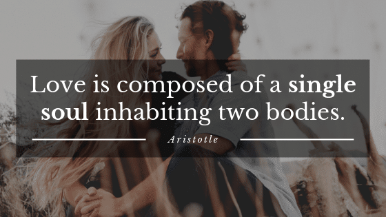 Love: a soulful connection between two bodies.