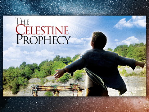 Movie banner for 'The Celestine Prophecy'